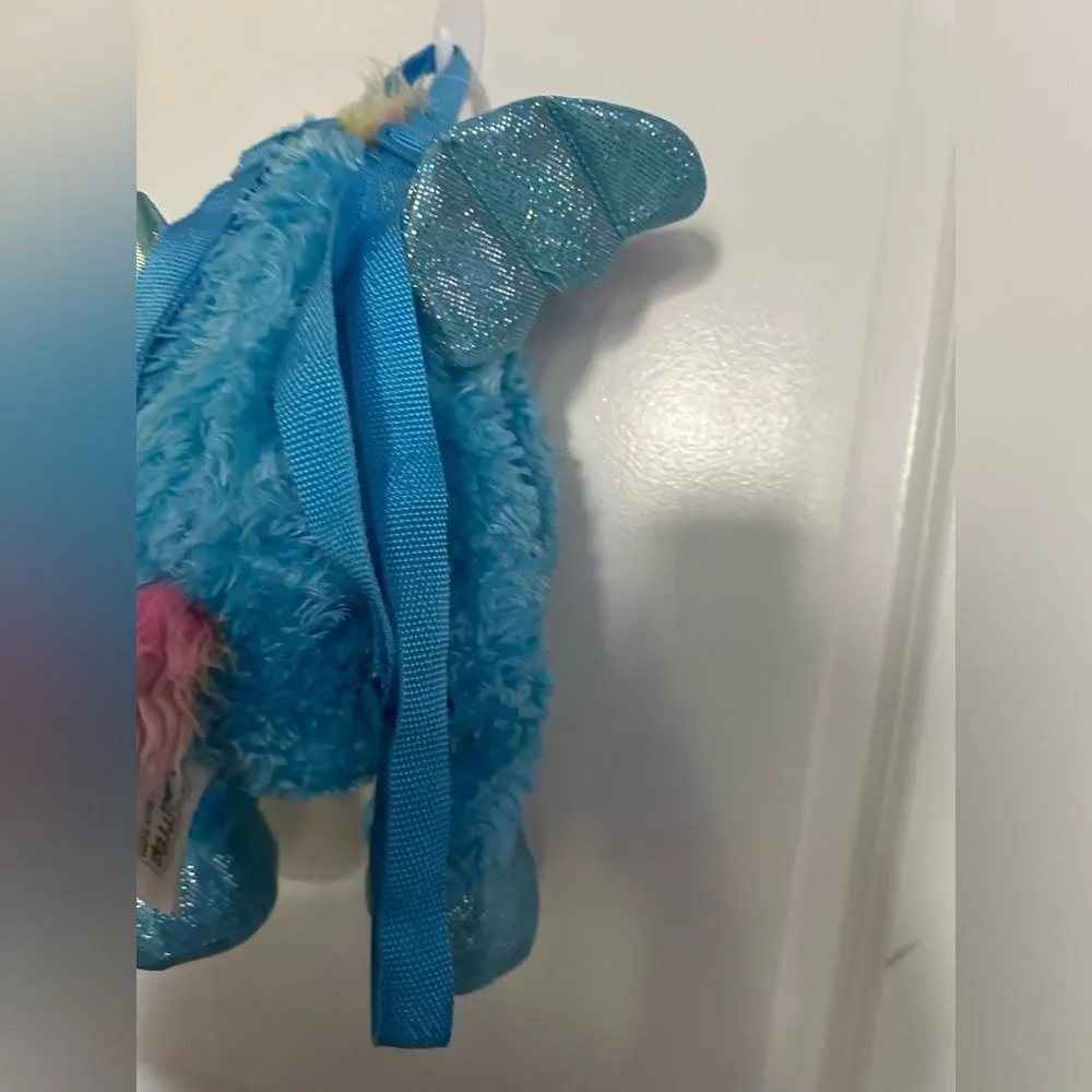 NWOT Critter Collection Blue Unicorn Plush 16